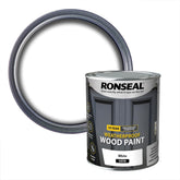 Ronseal 10 Year Weatherproof Wood Paint Satin White 750ml